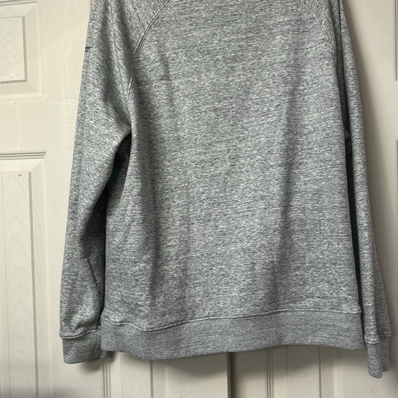 Fabletics Pullover Colorblock Blue and Grey Athletic Sweatshirt L Super Soft - Picture 7 of 8